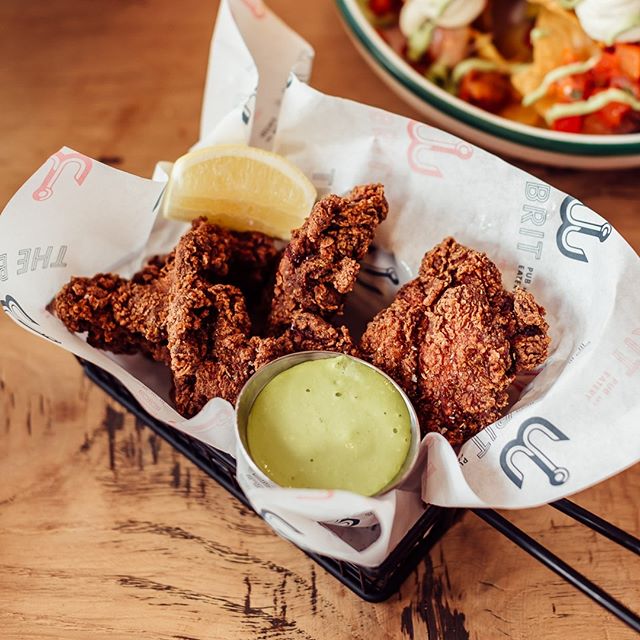 The ‘Brit Hot’ fried chicken  Match it with an ice cold beer