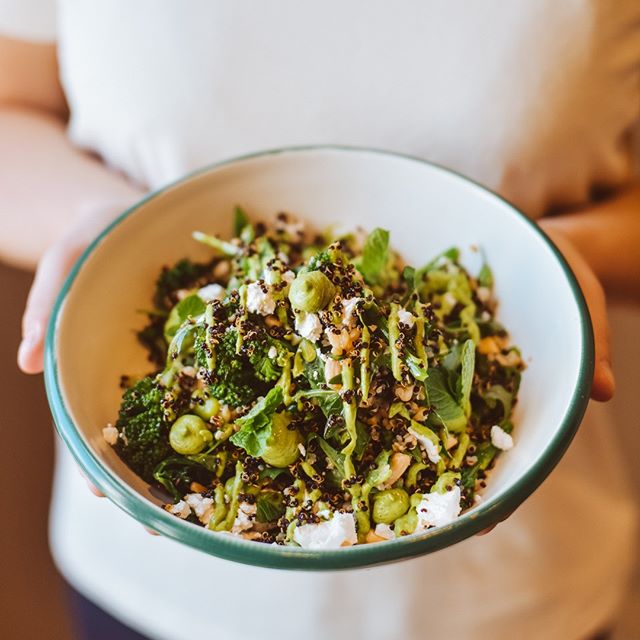 Mid-week lunch sorted with our green bowl  So fresh, we suggest a side of fries to balance you out!